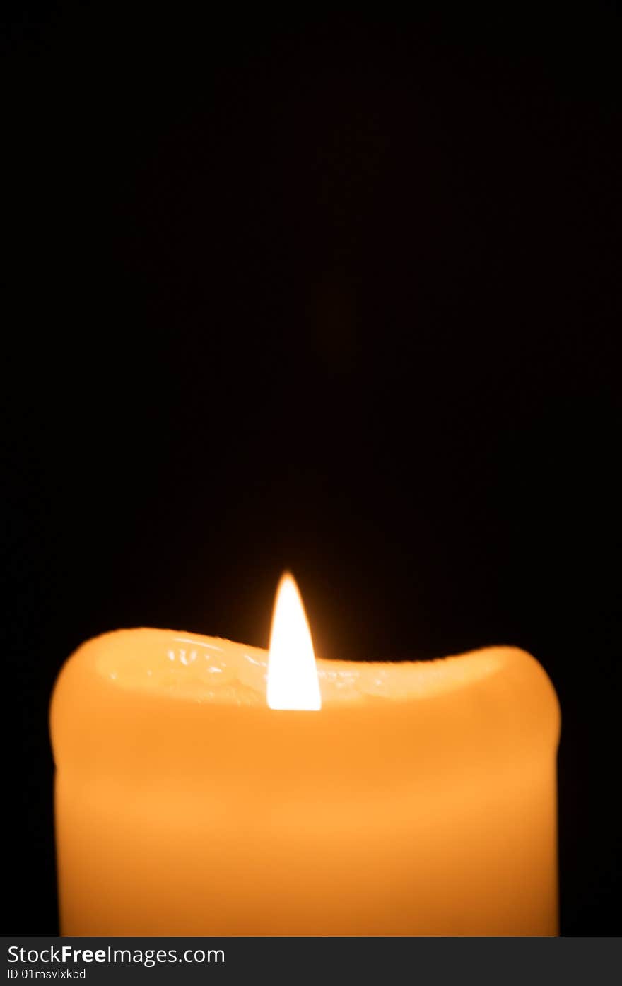 Small candle in the Dark