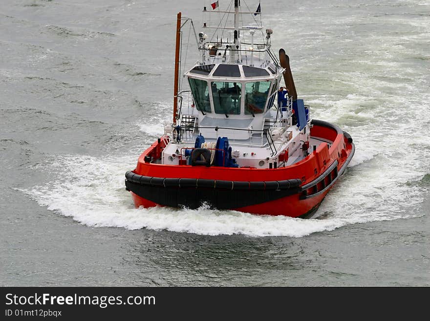 Harbour tugboat