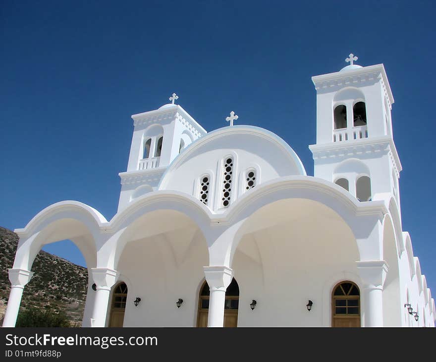 Greek orthodox church on Paros island