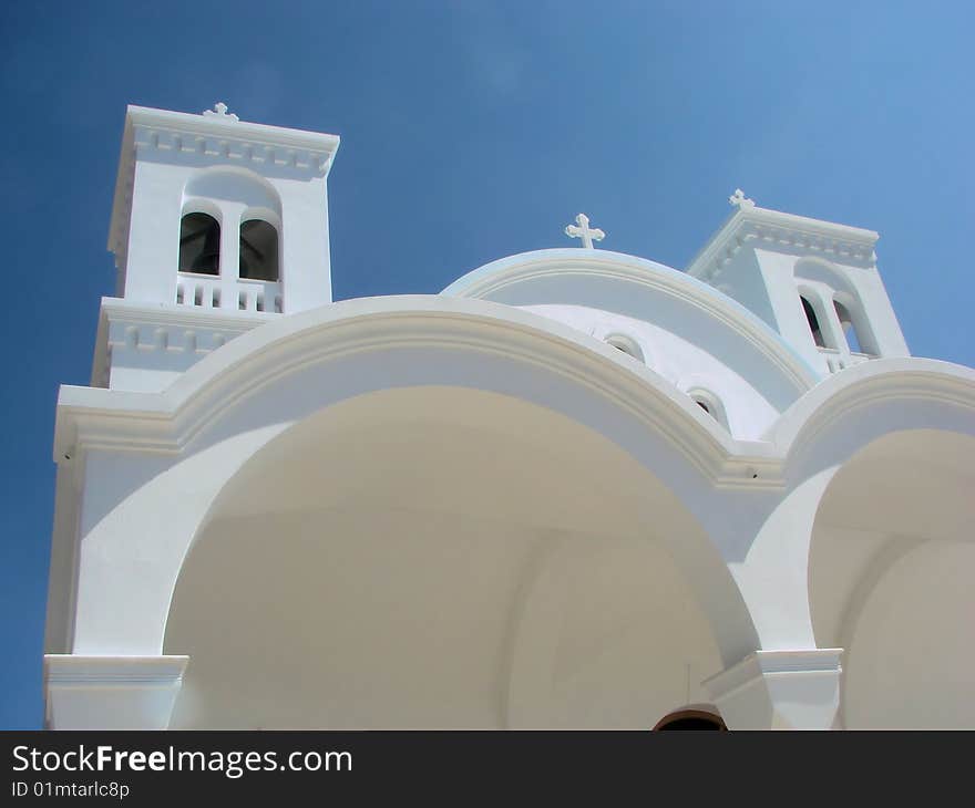 Greek orthodox church on Paros island