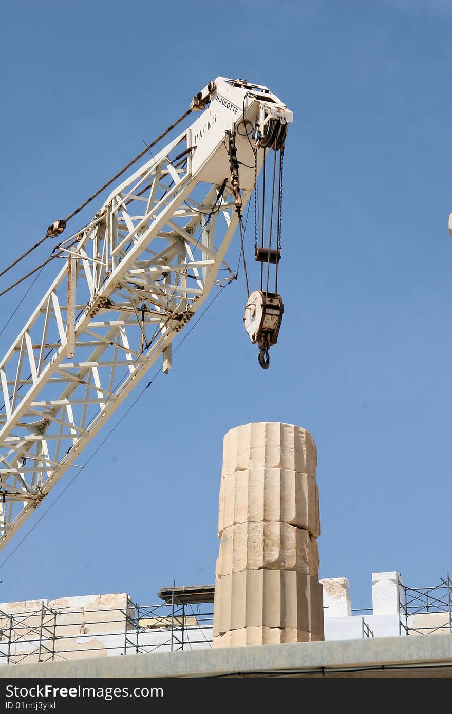 Acropolis under construction