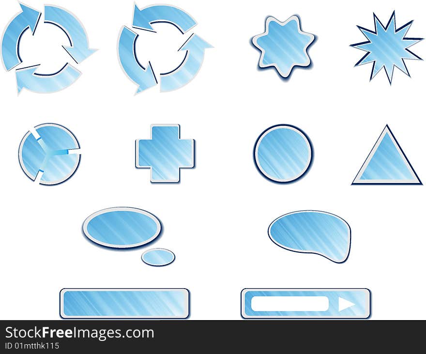 Web buttons collection3. Vector illustration. Web buttons collection3. Vector illustration.