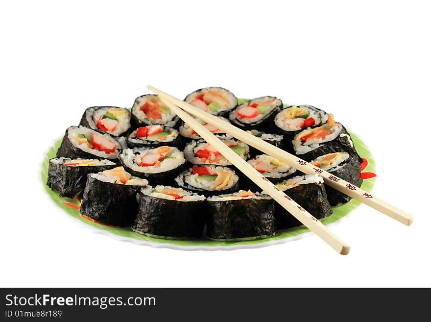 Sushi On A Plate