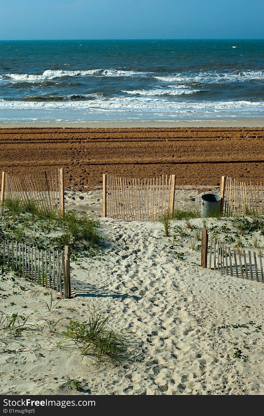 Beach near the Atlantic ocean