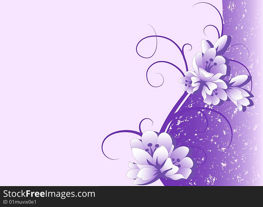 Beautiful vector background with different elements. Beautiful vector background with different elements