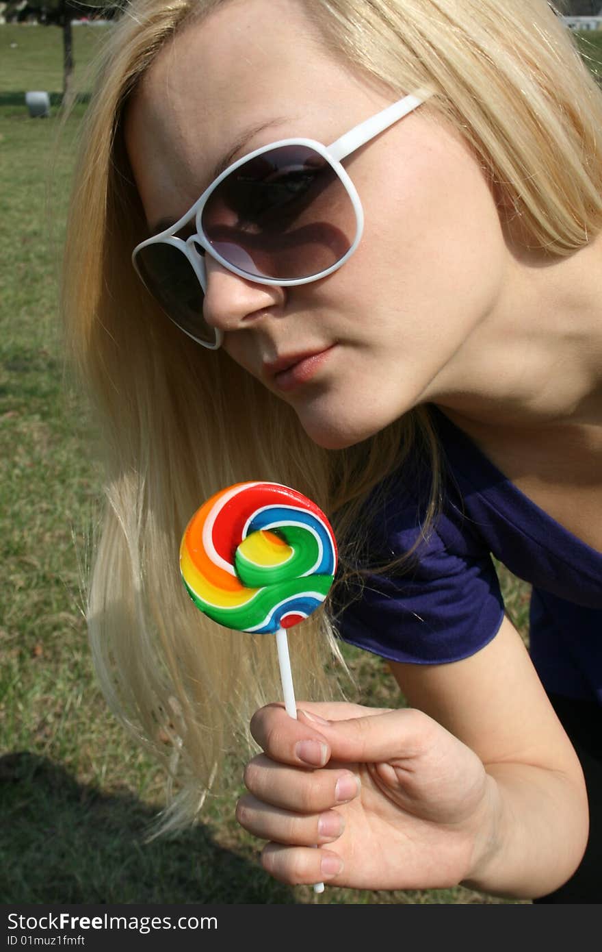 Girl With Lollipop