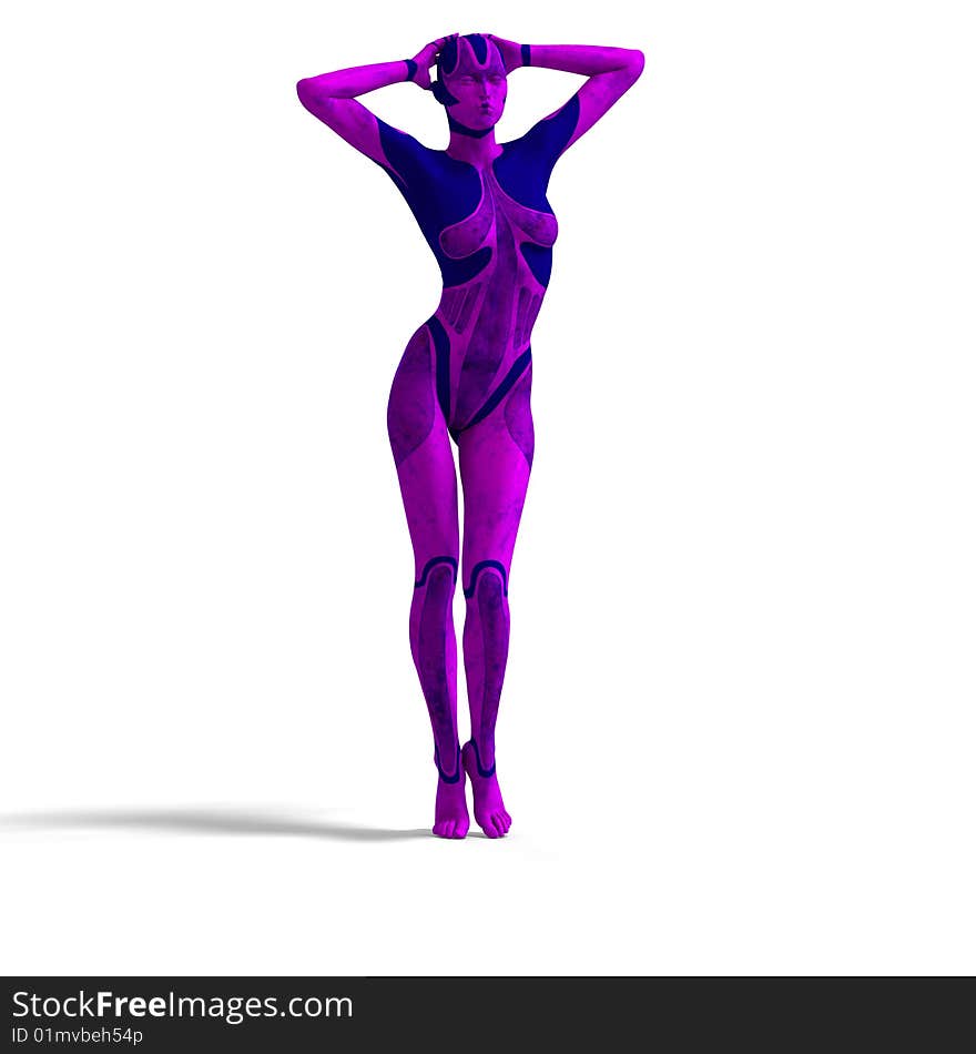 Sexy female android or robot
With Clipping Path. Sexy female android or robot
With Clipping Path