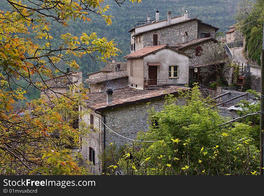 Photo of umbria old village near Terni