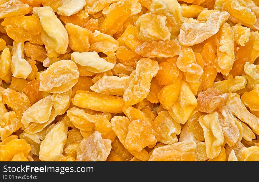 Dried fruit orange for eat