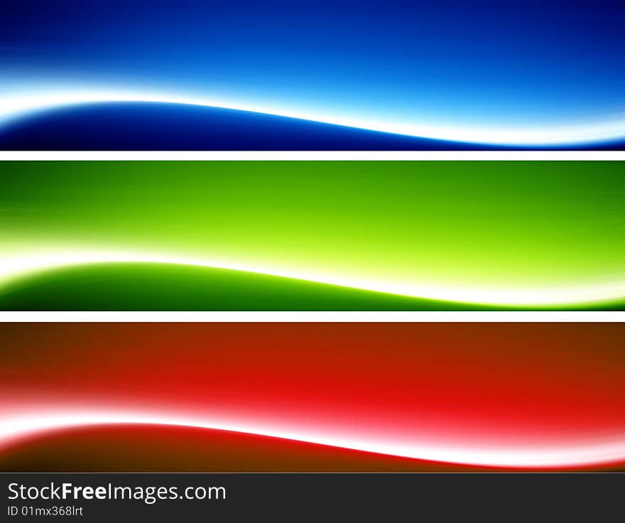 Blue, green and red background. Colors illustration. Blue, green and red background. Colors illustration