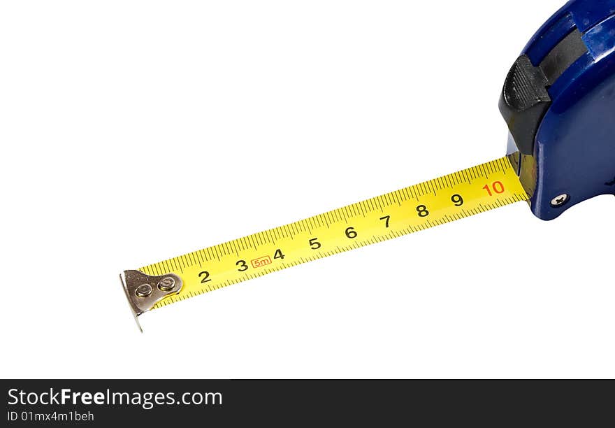 Closeup Yellow Tape Measure