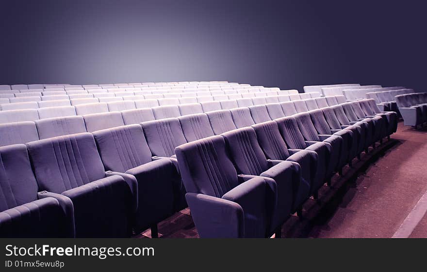 View of an empty meeting room