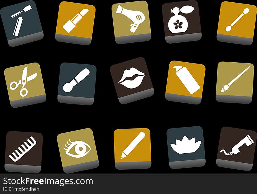 Make-up Icon Set