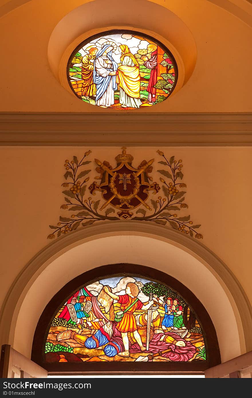 Decoration in catholic church