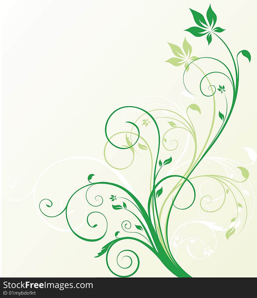 Floral abstraction for design (vector). Floral abstraction for design (vector)