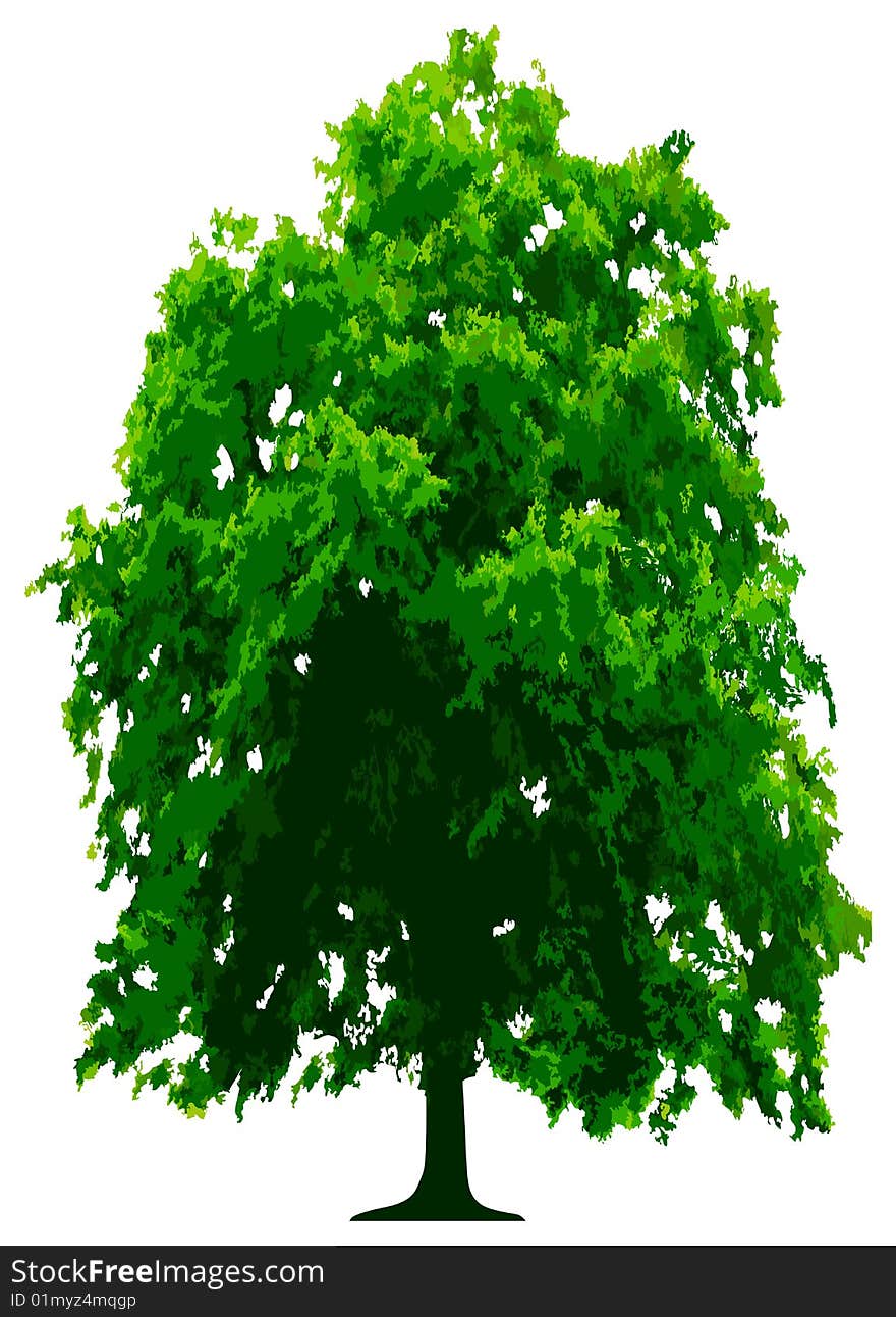 Tree - This image is a vector illustration and can be scaled to any size without loss of resolution