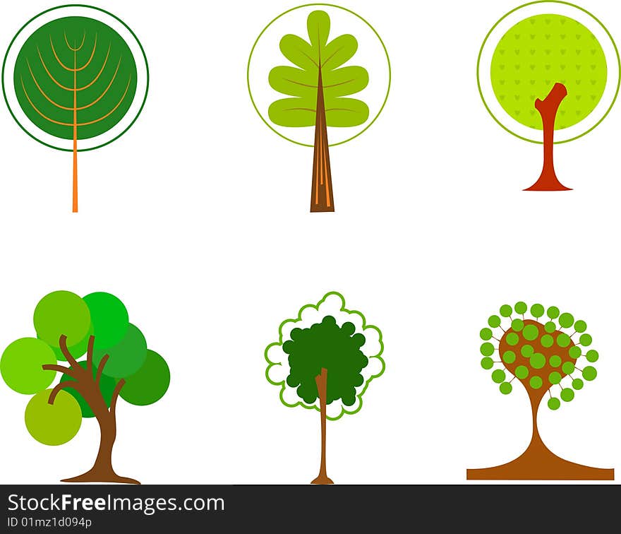 Abstract Tree, Vector Set