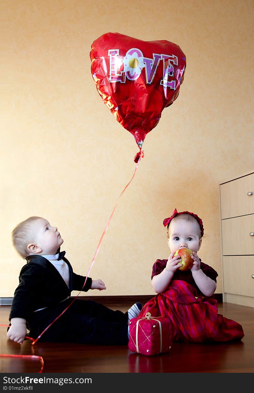 Well-dressed Boy And Girl