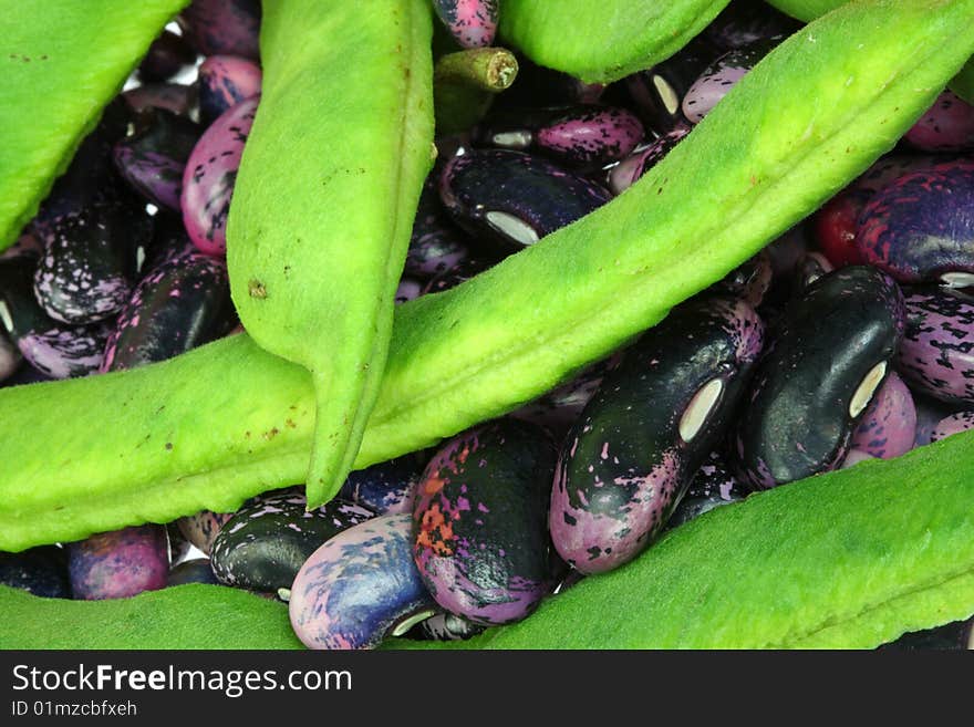 Ripe wax beans for background. Ripe wax beans for background.