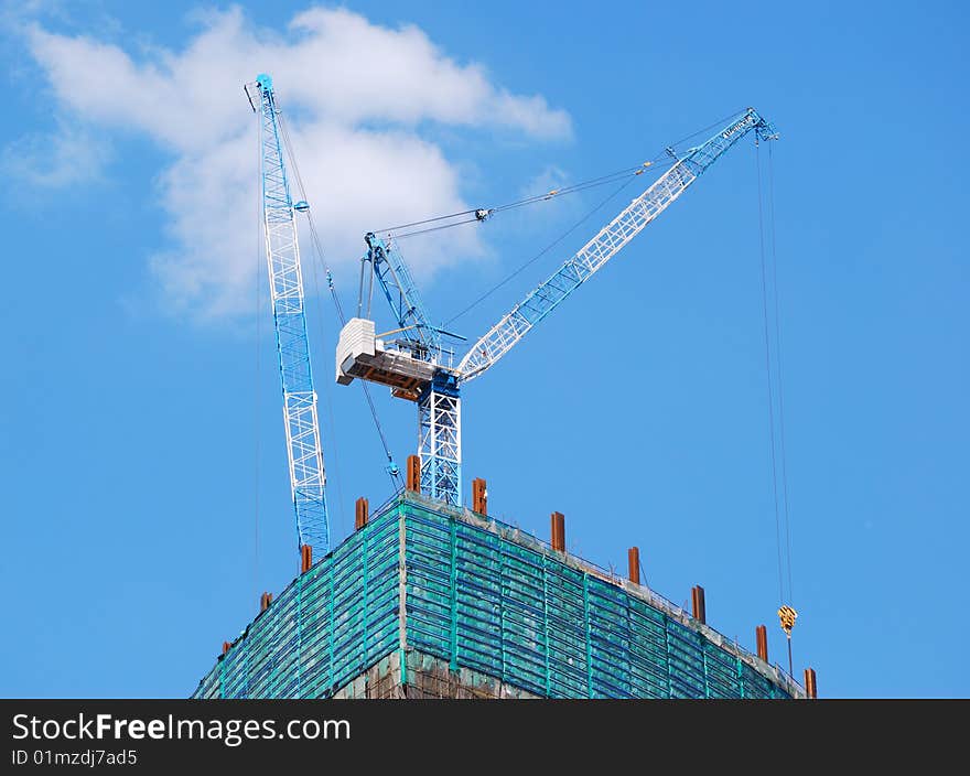 Photo of building structure on blue sky