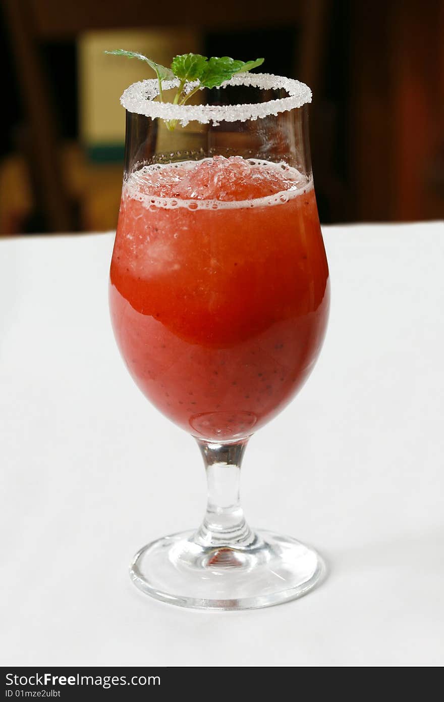 Strawberry cocktail