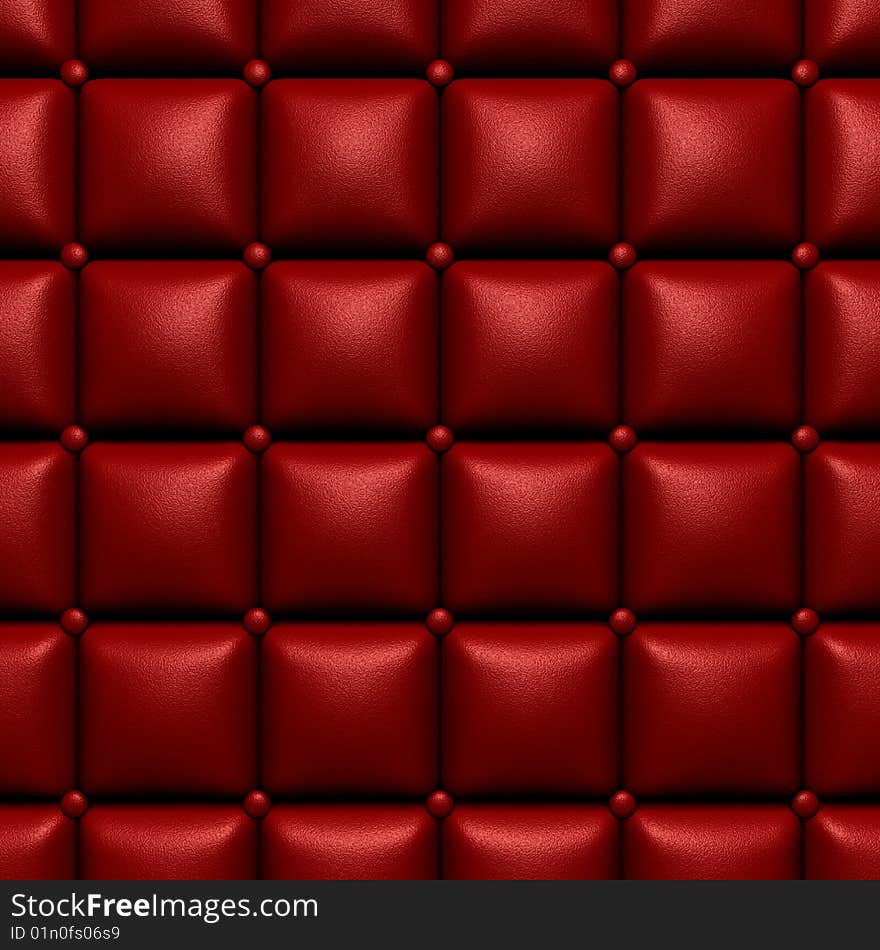 Furnishing leather texture red background