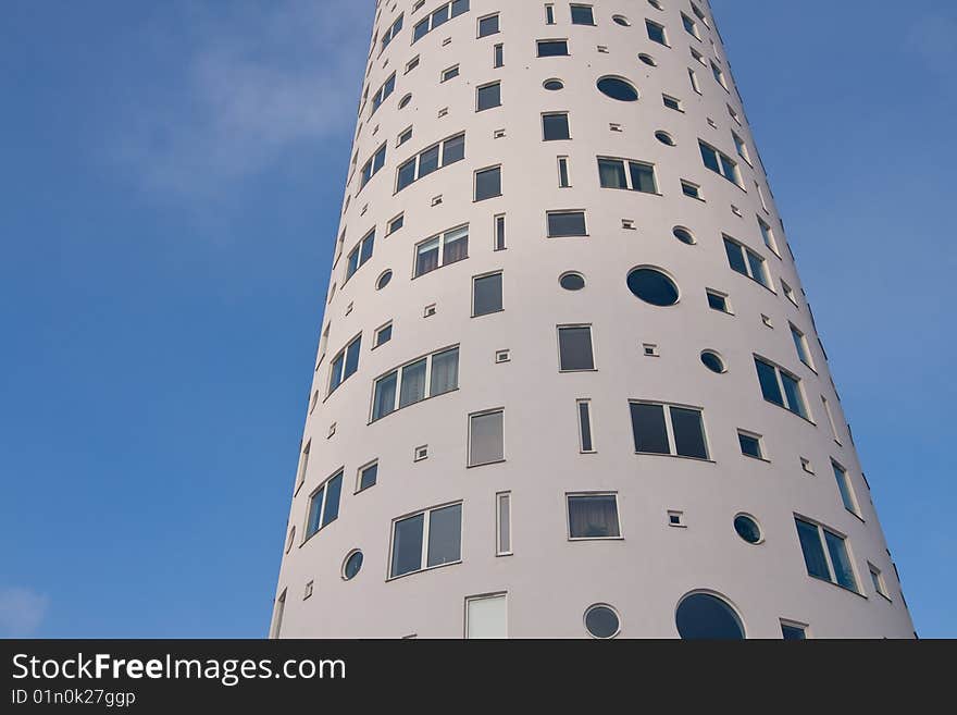 New tall round shape building in Tartu, Estonia. New tall round shape building in Tartu, Estonia