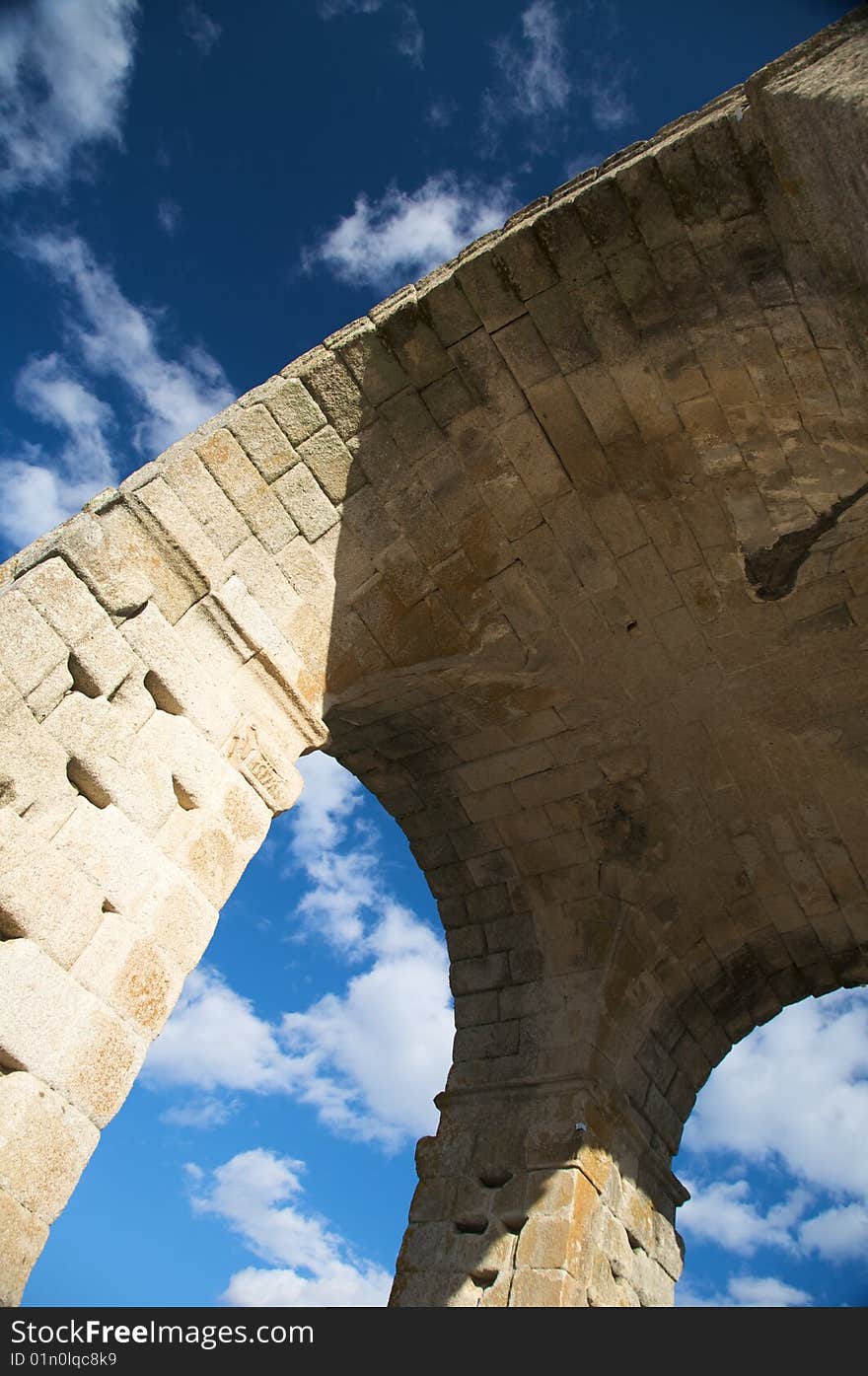 Ancient roman city of caparra in caceres extremadura spain. Ancient roman city of caparra in caceres extremadura spain