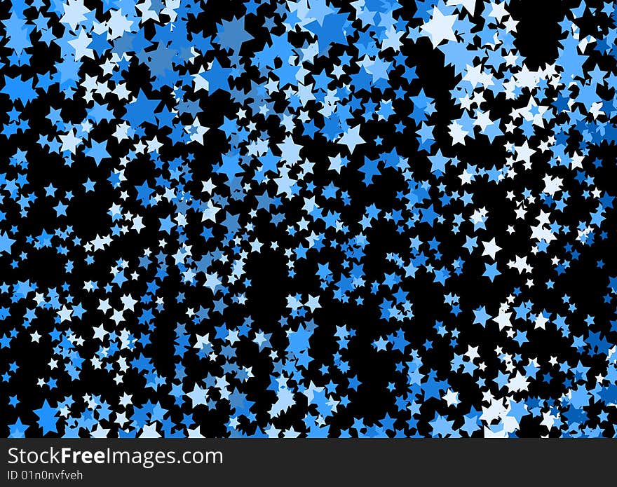 Full of stars vector background