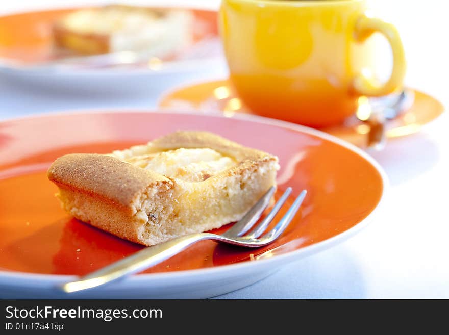 Apple pie and coffee