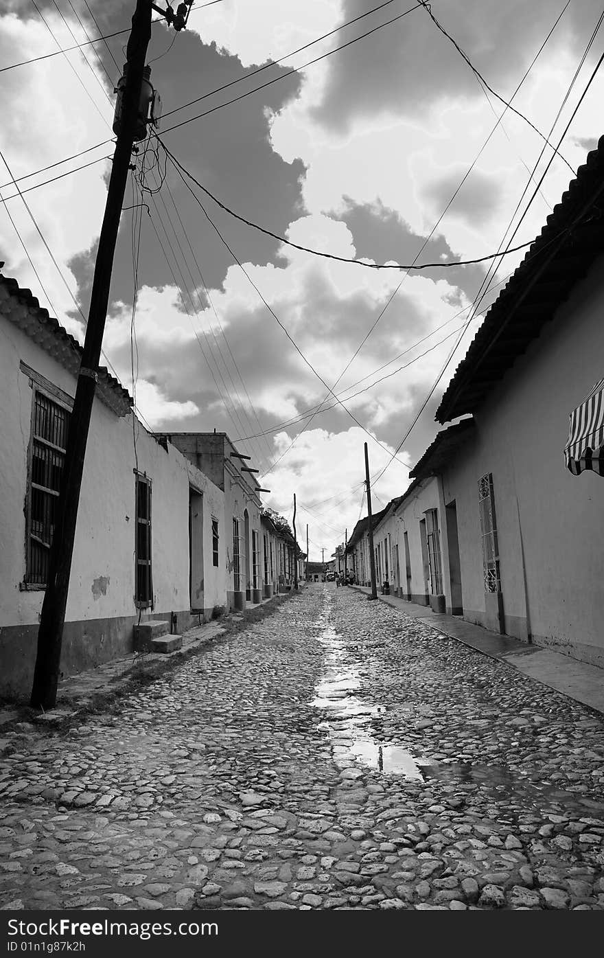 Trinidad street, cuba