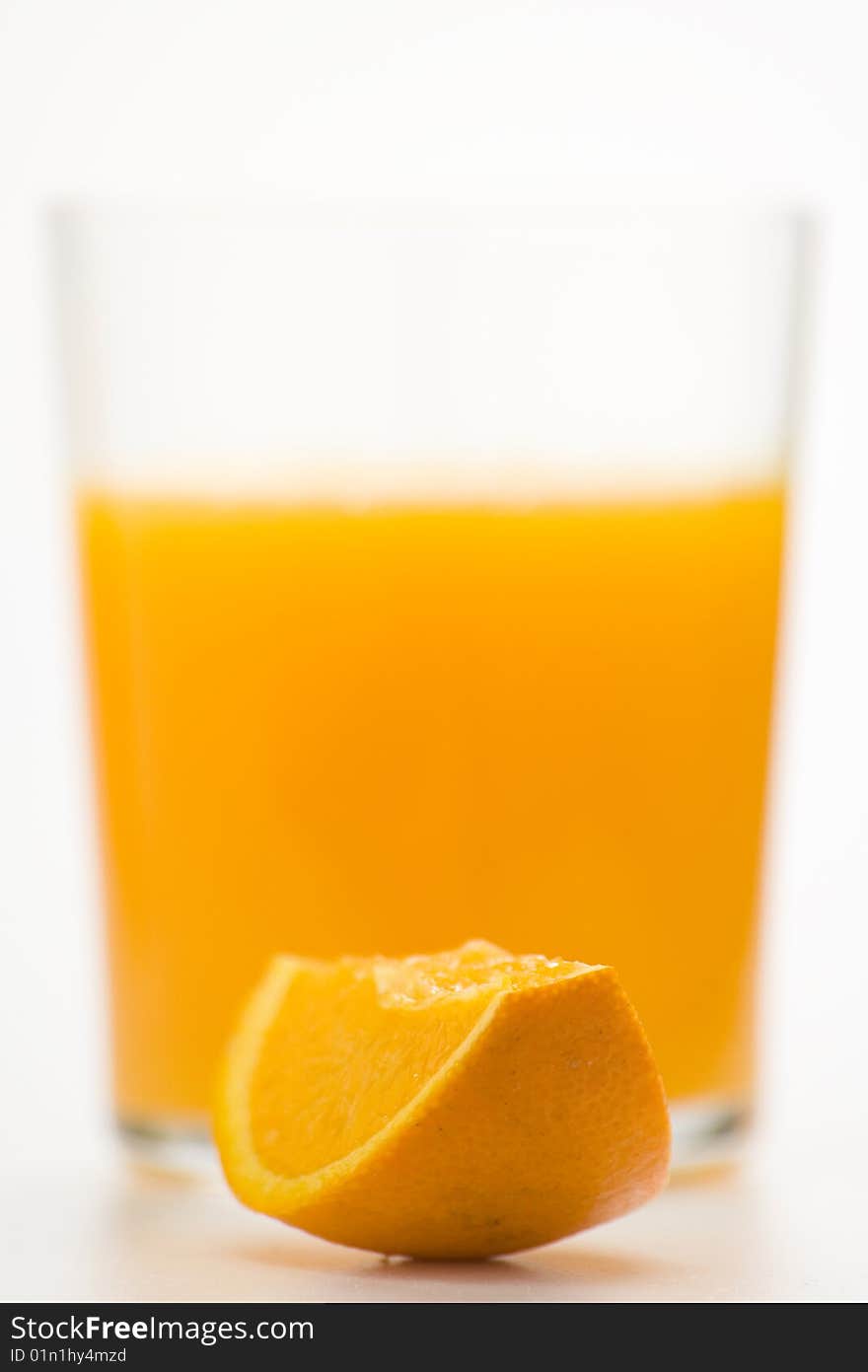 Natural fresh and delicious orange juice