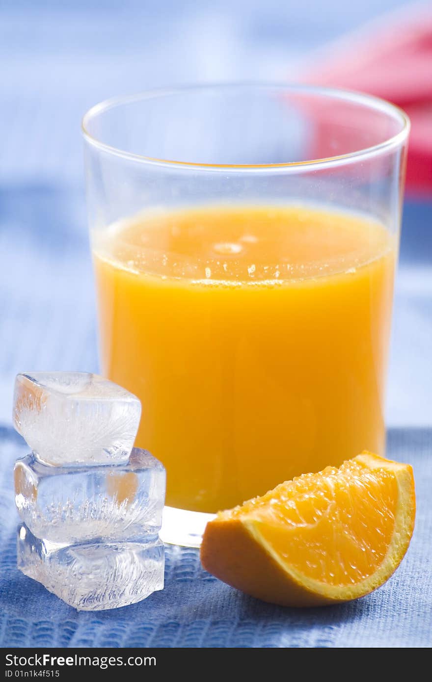 Natural Fresh And Delicious Orange Juice