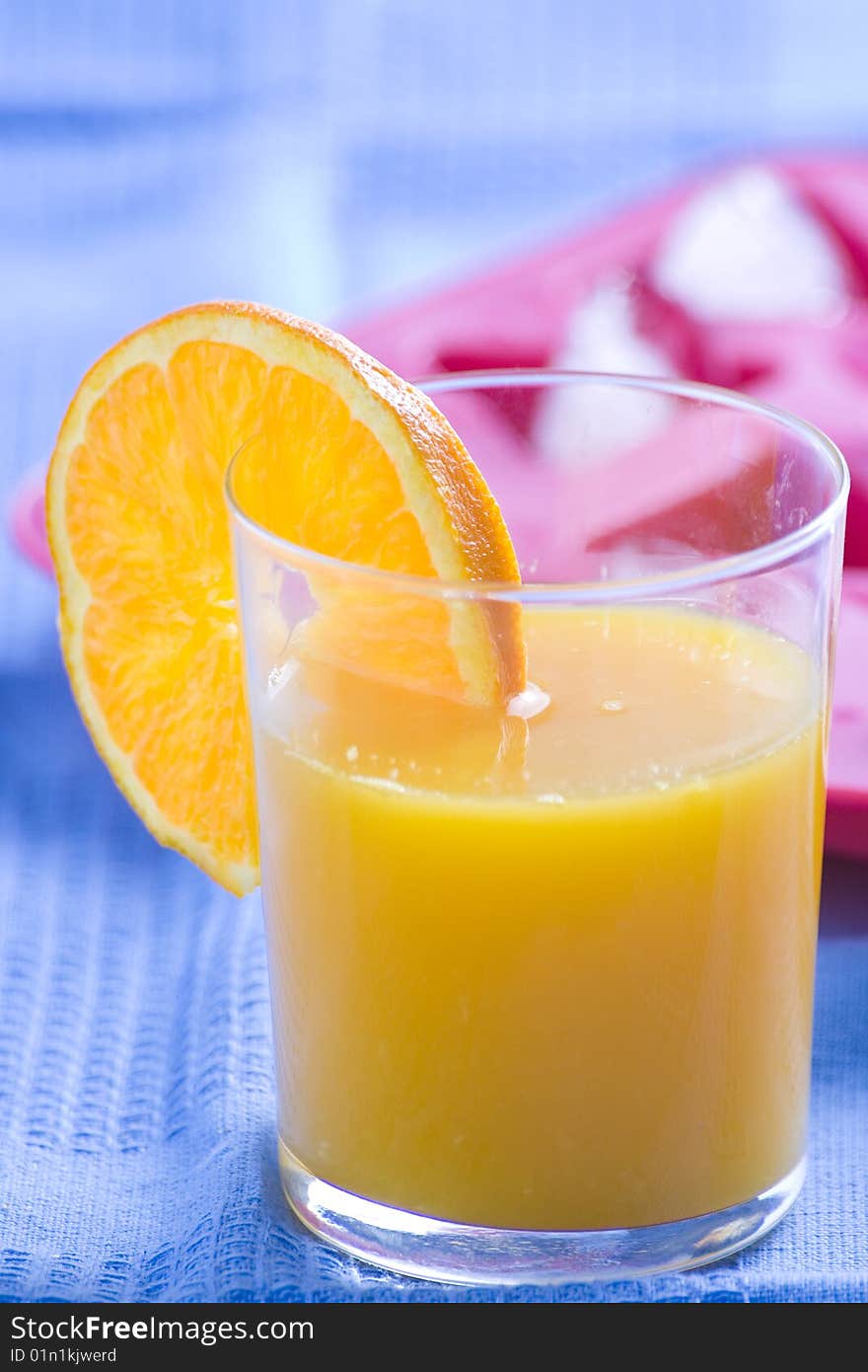 Natural fresh and delicious orange juice