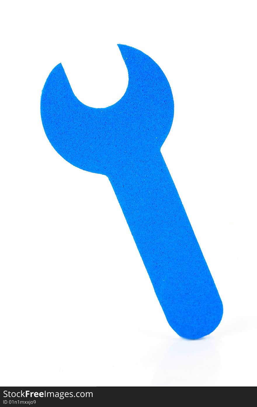 Construction spanner symbols isolated against a white background. Construction spanner symbols isolated against a white background