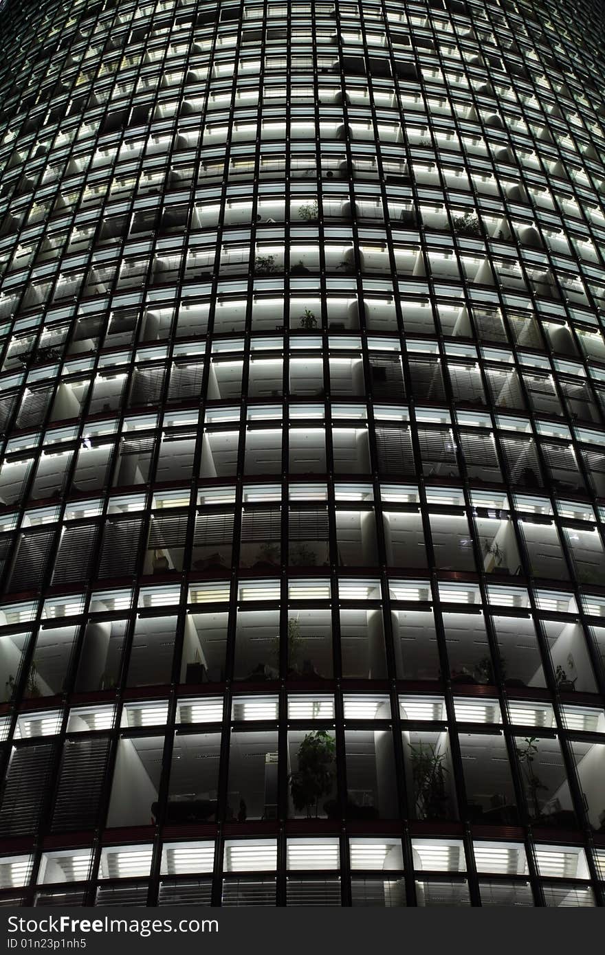 Skyscraper in Potsdamer Platz in Berlin