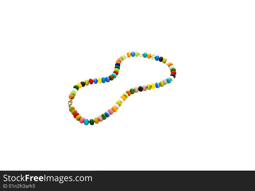 Necklace Made Of Colorful Beads