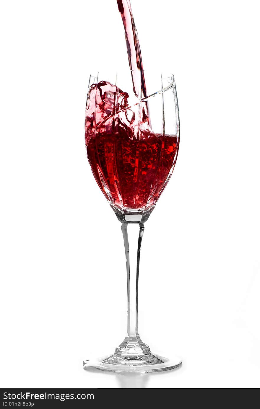 Red Wine In Crystal