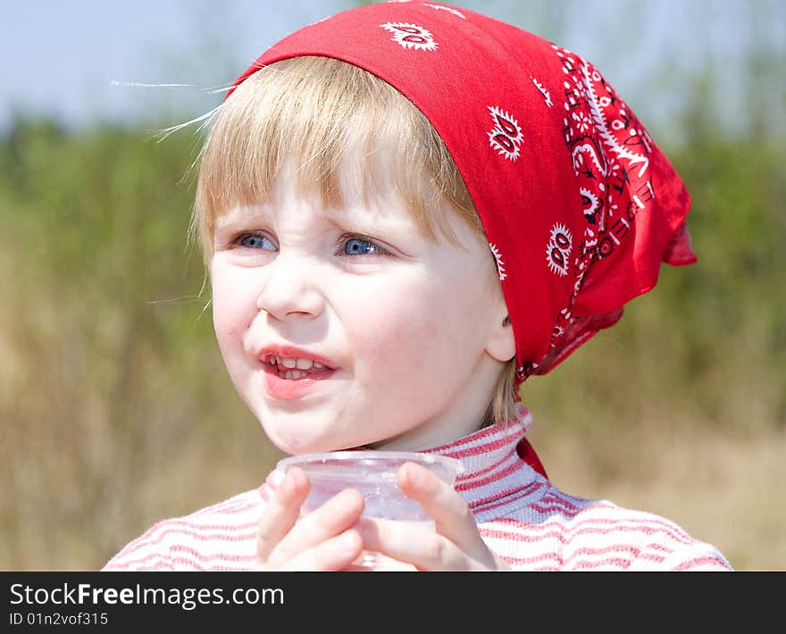 Portrait of happy smiling baby