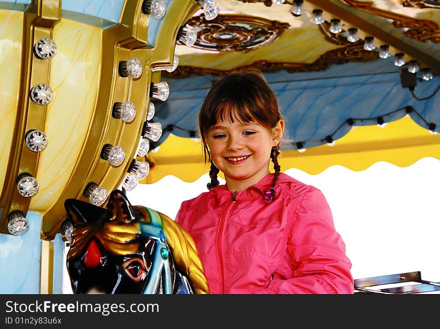 child holidays merry-go-round