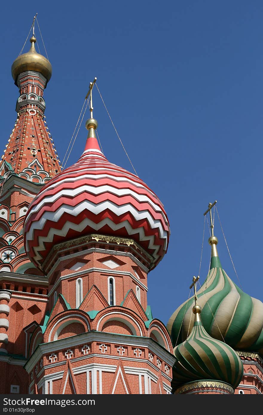 Saint Basil cathedral at Red Square in Moscow, Russia