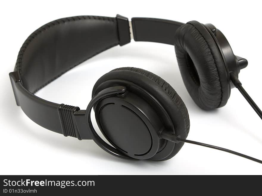 Black headphone