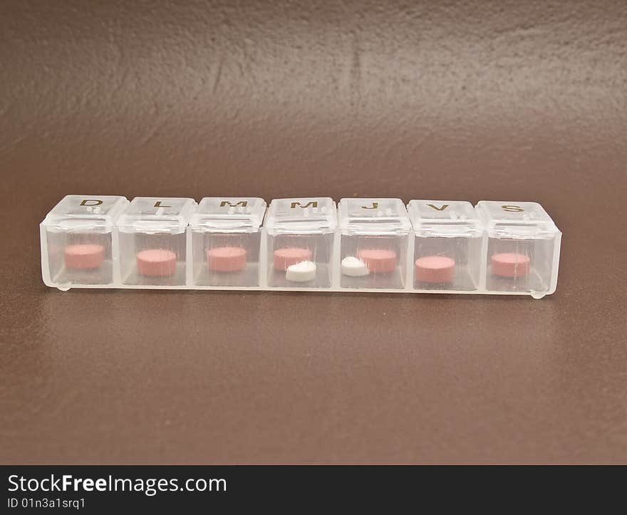 Box of pills
photography studio white background