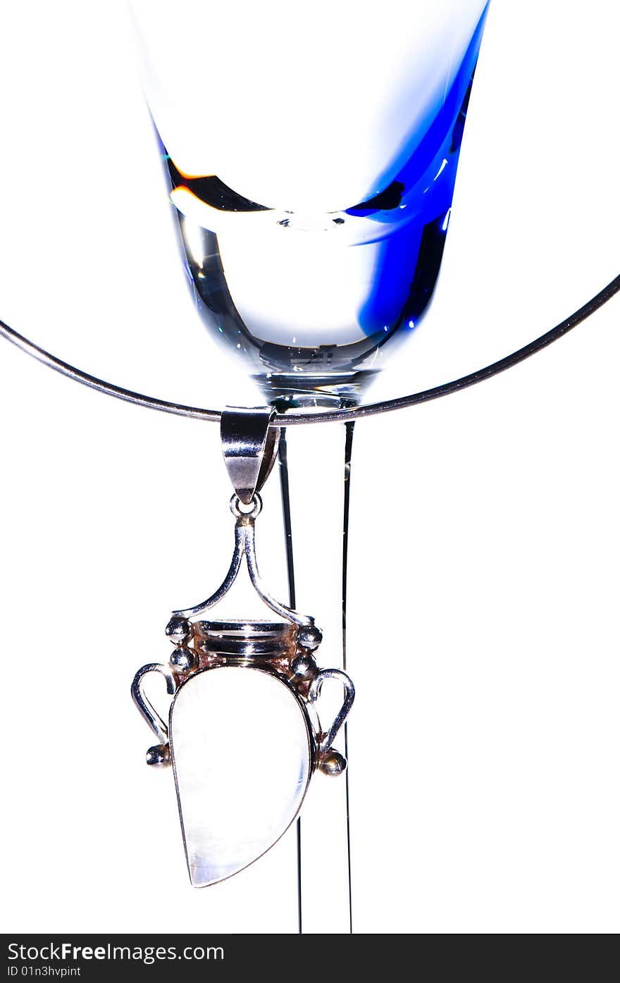 Pendant Over Cocktail Glass