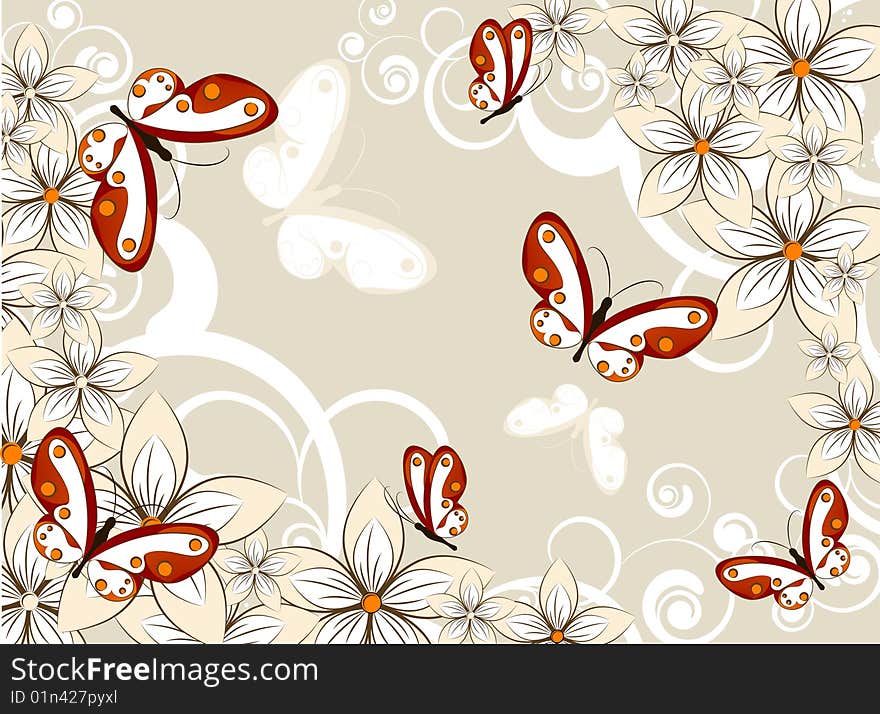 Floral Abstract Background