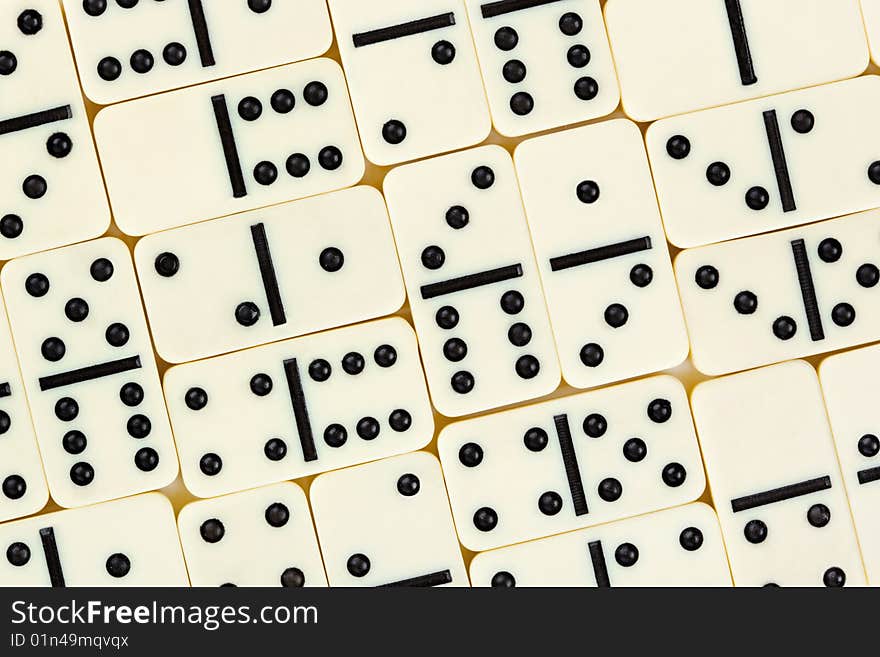 Domino background, abstract games texture