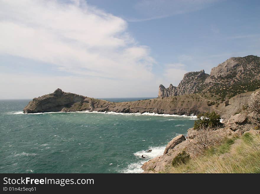 Crimea. Sudak. Noviy Svet.Shaljapinsky track