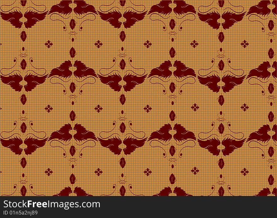 Vector illustraition of retro abstract Swirl Pattern background