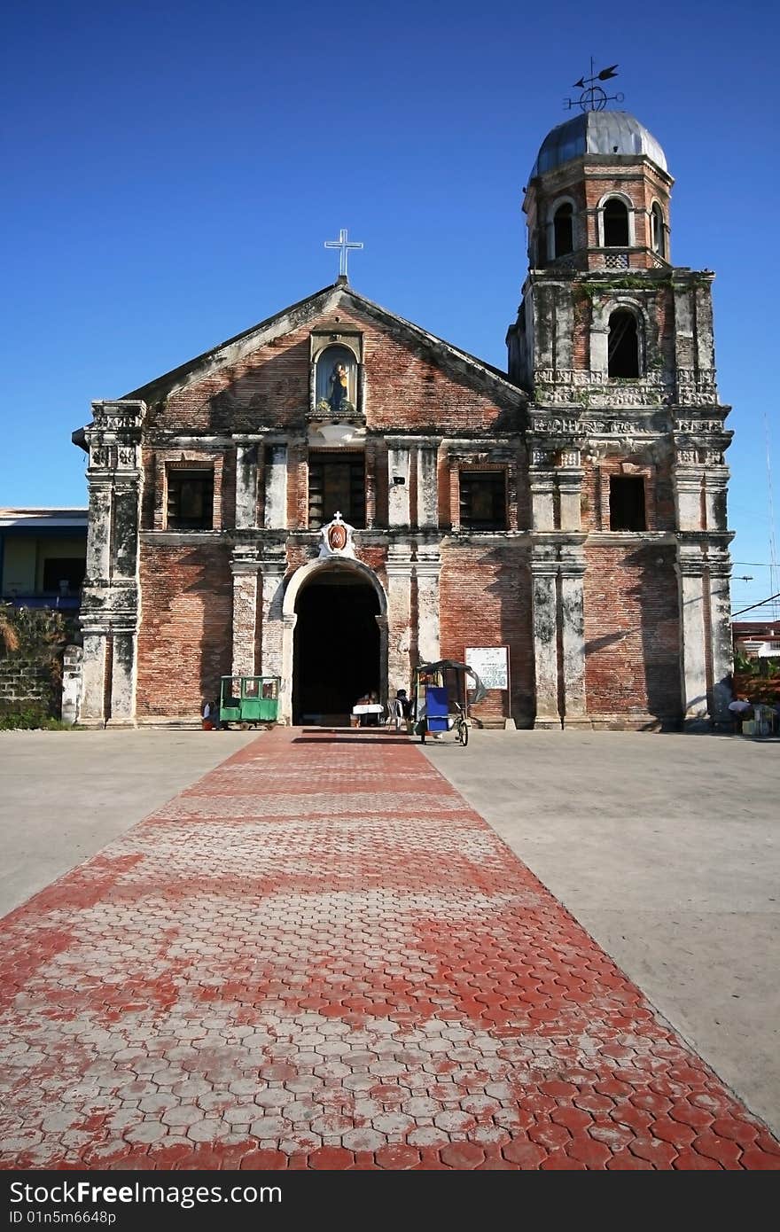 A century old spanish Roman  Catholic church. A century old spanish Roman  Catholic church