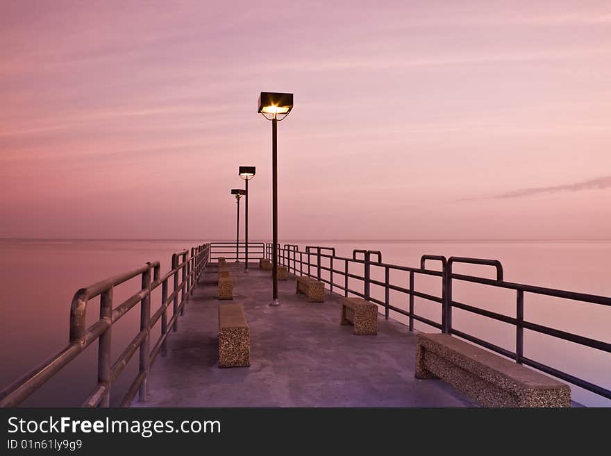 Pier In Edgewood Park